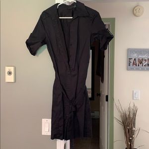 New York & Co Black Shirt Dress